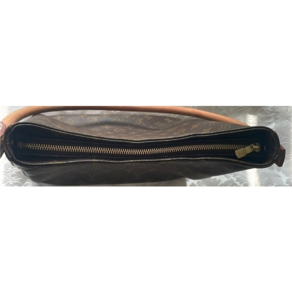 Authentic Louis Vuitton Monogram Looping GM Shoulder Bag Brown Logo M10050 - Picture 10 of 16